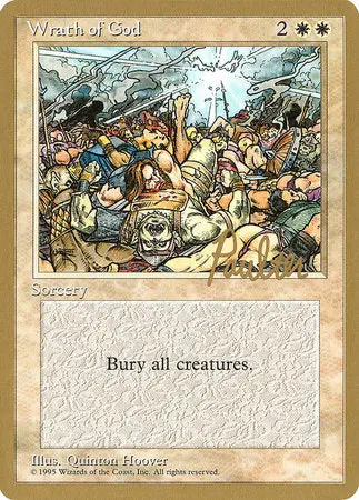 Wrath Of God - 1996 Shawn "Hammer" Regnier (4Ed) [Pro Tour Collector Set] 1