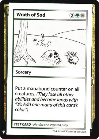 Wrath Of Sod [Mystery Booster Playtest Cards] 1