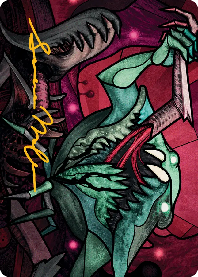 Yargle, Glutton Of Urborg Art Card (Gold-Stamped Signature) [March Of The Machine Art Series] 1