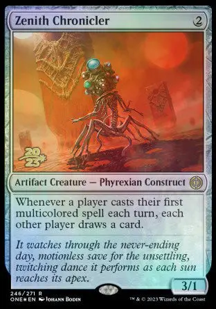 Zenith Chronicler [Phyrexia: All Will Be One Prerelease Promos] 1
