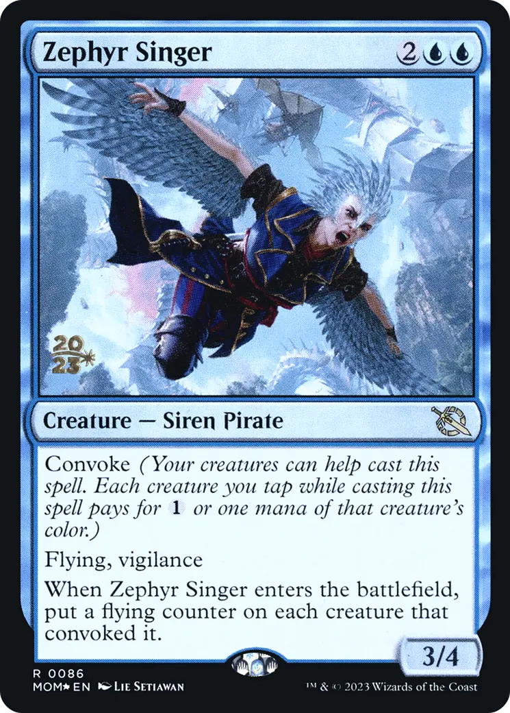 Zephyr Singer [March Of The Machine Prerelease Promos] 1