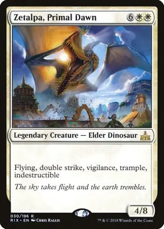 Zetalpa, Primal Dawn [Rivals Of Ixalan Promos] 1