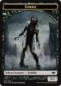 Zombie (007) // Squirrel (015) Double-Sided Token [Modern Horizons] 1