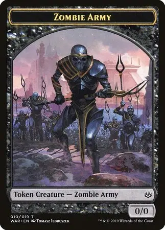 Zombie Army Token (010) [War Of The Spark Tokens] 1
