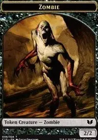 Zombie // Elephant Double-Sided Token [Commander 2015] 1