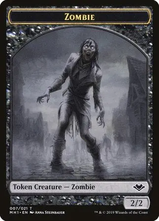 Zombie Token (007) [Modern Horizons Tokens] 1