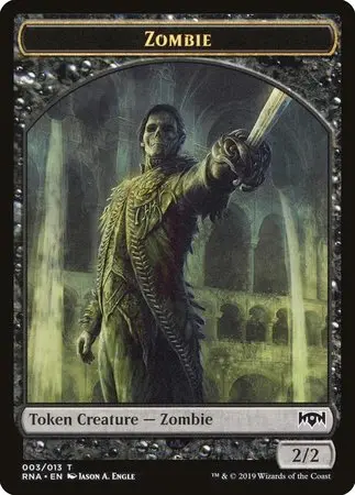 Zombie Token [Ravnica Allegiance Tokens] 1