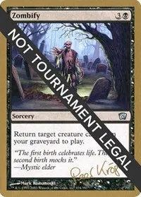 Zombify - 2003 Peer Kroger (8Ed) [World Championship Decks] 1