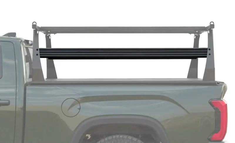 Adarac F5010092 Adatrac Adjustable Cargo Track System – Black, Compatible With 2019+ Ford Ranger 6' Bed 1