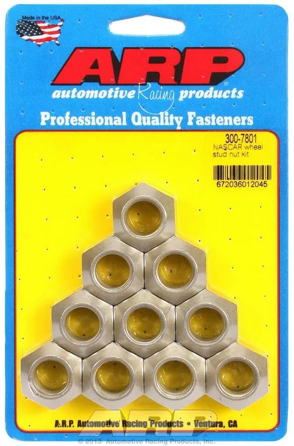 Arp 300-7801 Nascar-Grade Wheel Stud & Nut Kit — 10-Piece Set 1