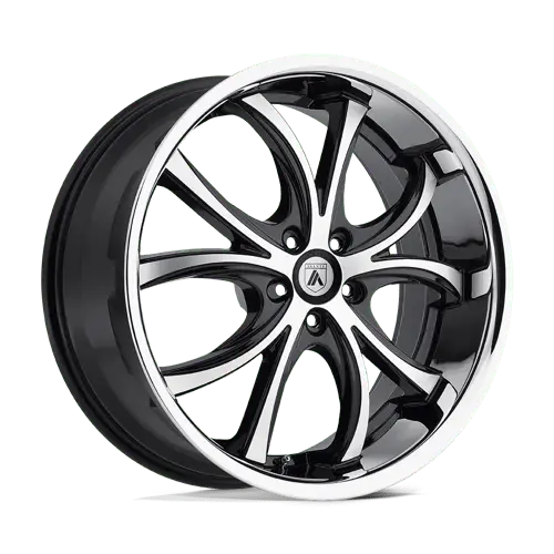Asanti Ab8 22X10 Inch Machined-Face Wheel – 5X120Mm – Satin Black Lip – 35Mm Offset 1