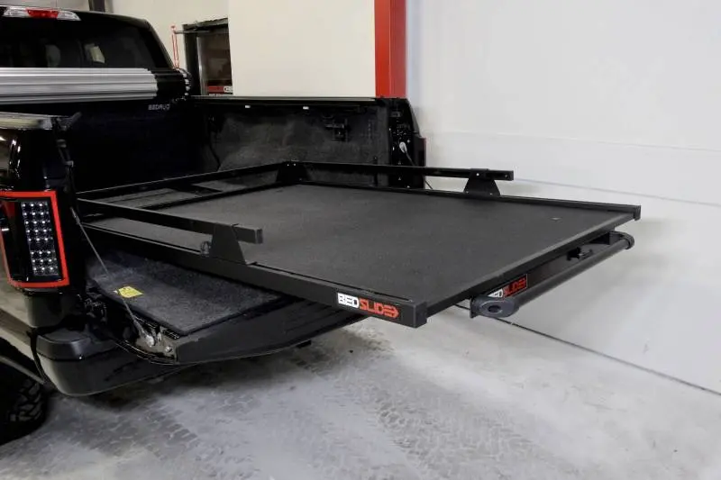 Bedslide Classic Truck Bed Slide – 68" × 48", Black, Compatible With 2019–Current Chevy/Gmc Silverado & Sierra (5.9' Beds) 1