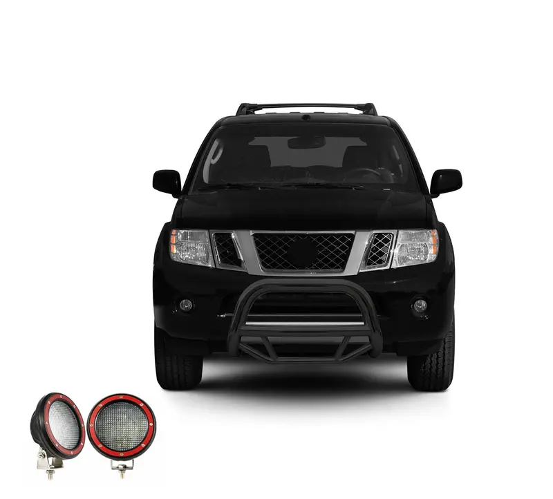 Black Horse Off Road No-Skid Steel Front Bumper – Mbb-Nic6105-Plfr 1