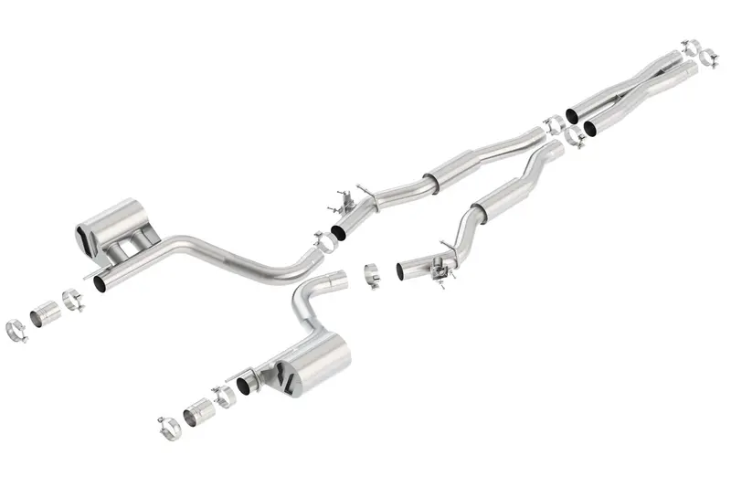 Borla S-Type Cat-Back Exhaust System – Premium Stainless Steel, Aggressive Sound Tuning 1