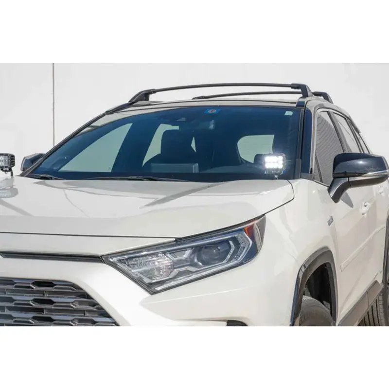 Cali Raised Led Cr3127 Ditch Light Mounting Kit For 2019+ Toyota Rav4 – Includes (2) 3X2 18W Pods & Oem-Style Switch 1