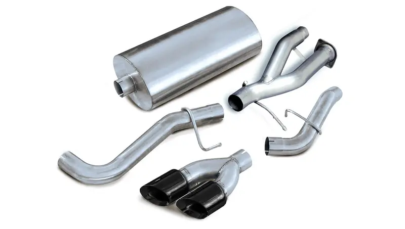 Corsa Performance Cat-Back Exhaust System – 3.0" Stainless Steel, Dual 4.0" Black Tips For 2002–2006 Escalade/Yukon Denali 6.0L V8 1