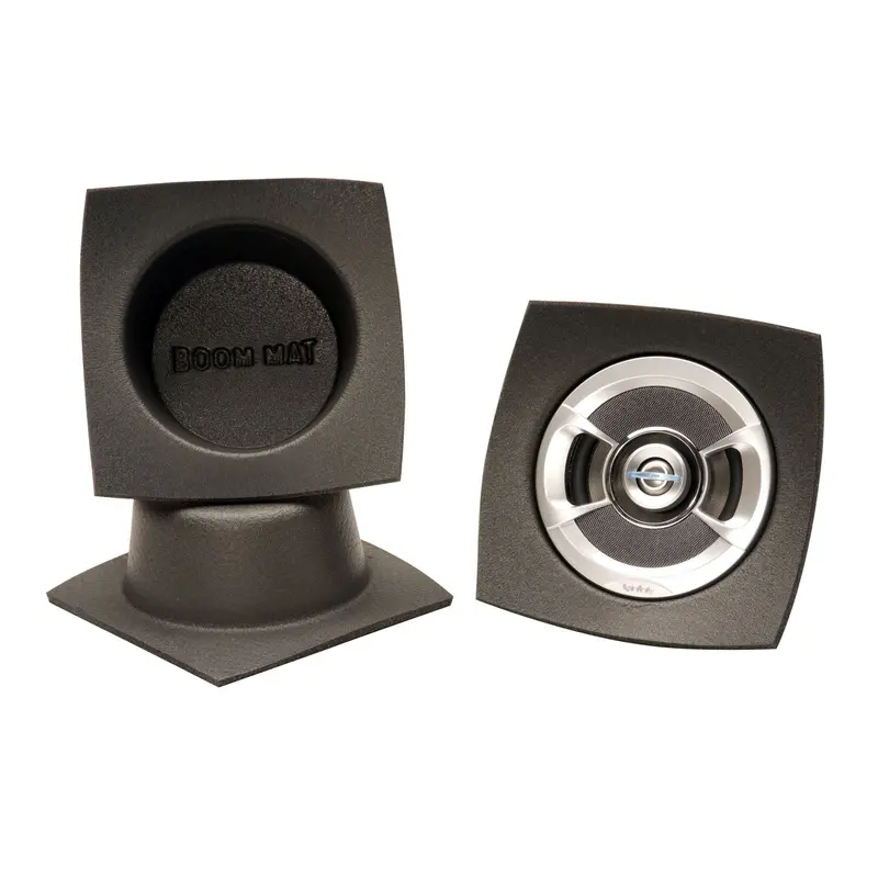 Design Engineering 50331 Boom Mat Speaker Baffle Kit — 6.5" Round Slim Design (Pair) 1