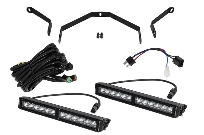 Diode Dynamics Ss12 Amber Wide-Beam Driving Light Kit – Fits 2014–2021 Toyota Tundra 1