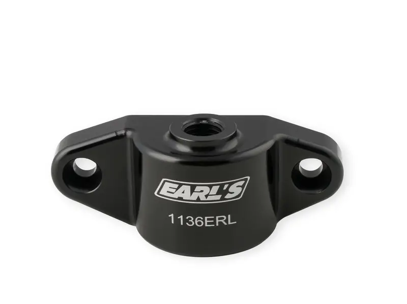 Earl’S 1136Erl Oil Cooler Block-Off Plate — 12Mm × 1.5 Thread, Oem Sensor Compatible 1
