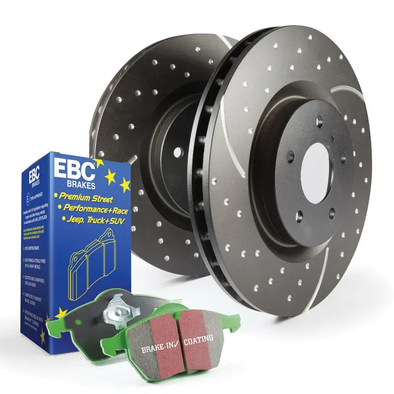 Ebc Brakes S10Kf1416 S10 Kits Greenstuff 2000 And Gd Rotors 1