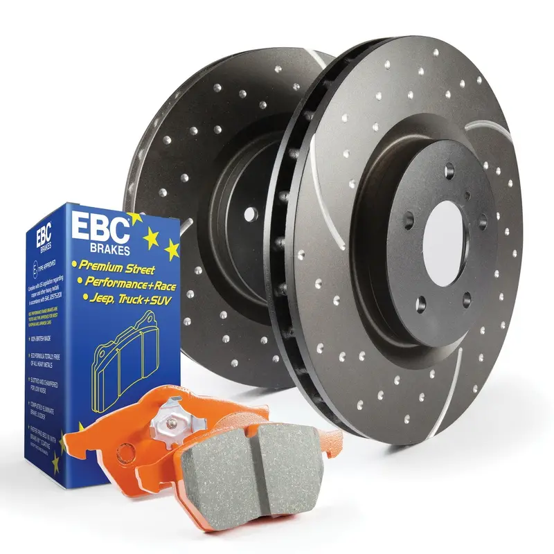 Ebc S8Kr1135 Orangestuff Brake Kit With Gd Rotors – Includes Dp91788 & Gd7598 Components 1