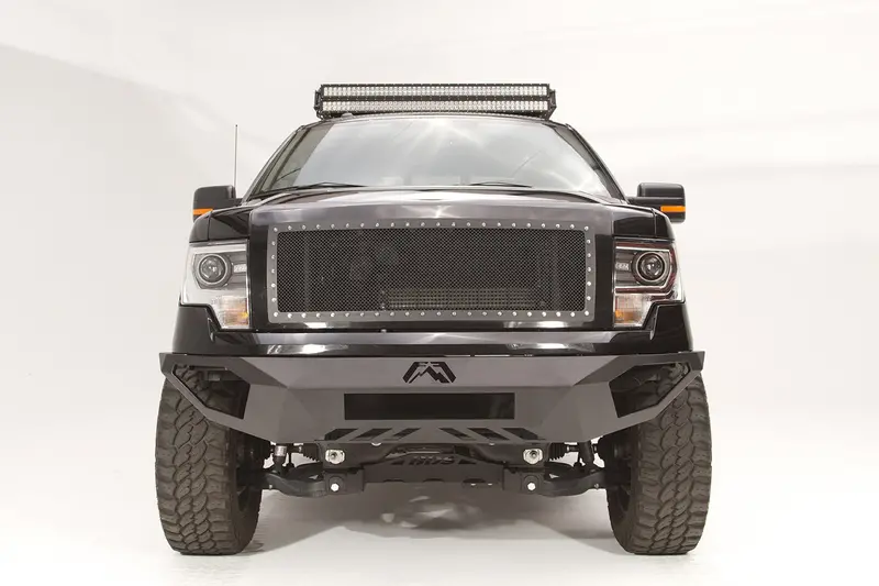 Fab Fours Vengeance Front Bumper – Uncoated, Paintable, Full-Width, No Winch Guard 1