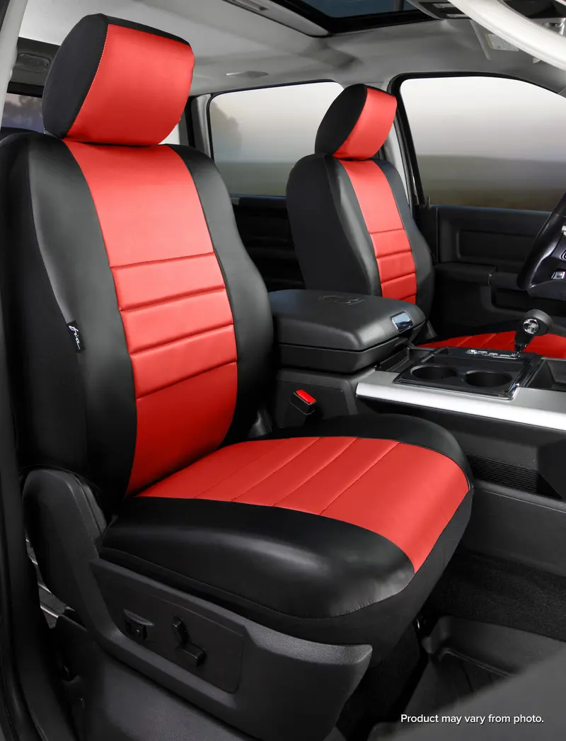 Fia Sl67-38 Red Leatherlite Custom Seat Covers – Premium Fit & Comfort 1