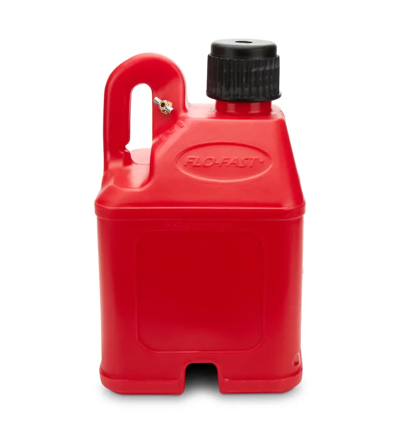 Flo-Fast Utility Container – Stackable 5-Gallon Red Poly Tank For Jobsite Or Garage Storage 1