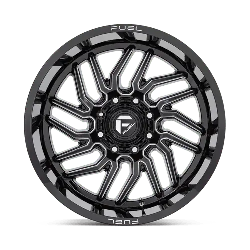 Fuel 1Pc D80720908250 D807 20X9 8X6.5 G-Blk-Mill 1Mm 1