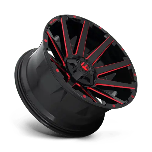 Fuel D643 Series Forged Wheel – 20X9 Inch, 8X170 Bolt Pattern, Gloss Black With Rttc Lip 1