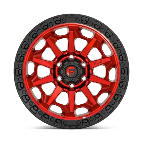 Fuel D695 20X10 Off-Road Wheel — Gl-Red/Black Beadlock, 8X170 Bolt Pattern, -18Mm Offset 1
