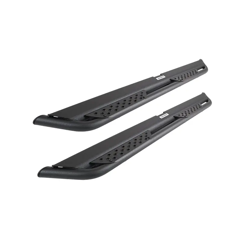 Go Rhino Heavy-Duty Steel Side Steps With Rocker Panel Protection 1