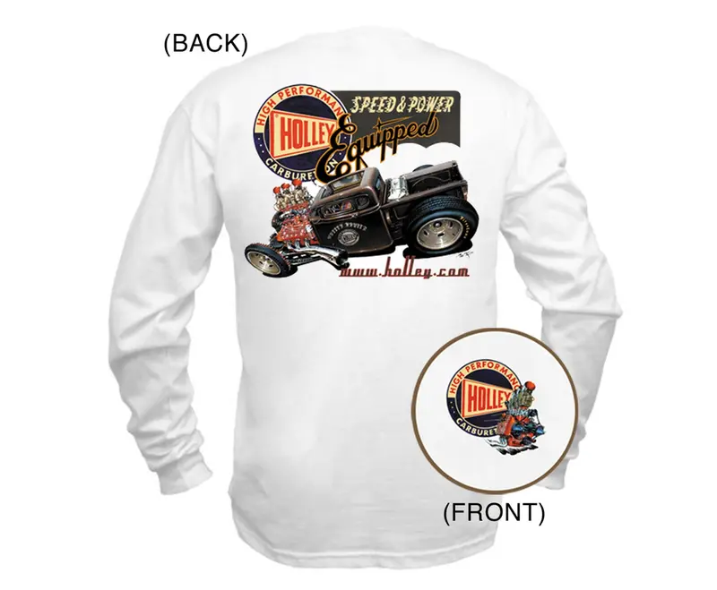 Holley 10016-Smhol Fine Art Graphic T-Shirt – Wearable Automotive-Inspired Design 1