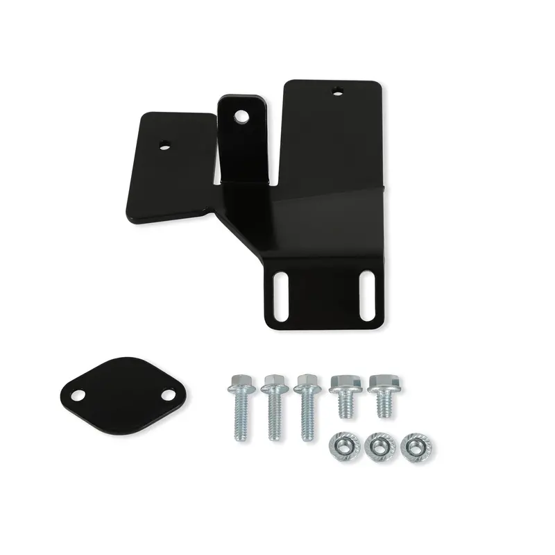 Holley Drive-By-Wire Accelerator Pedal Bracket – Black Powder-Coated Steel Mounting Kit 1