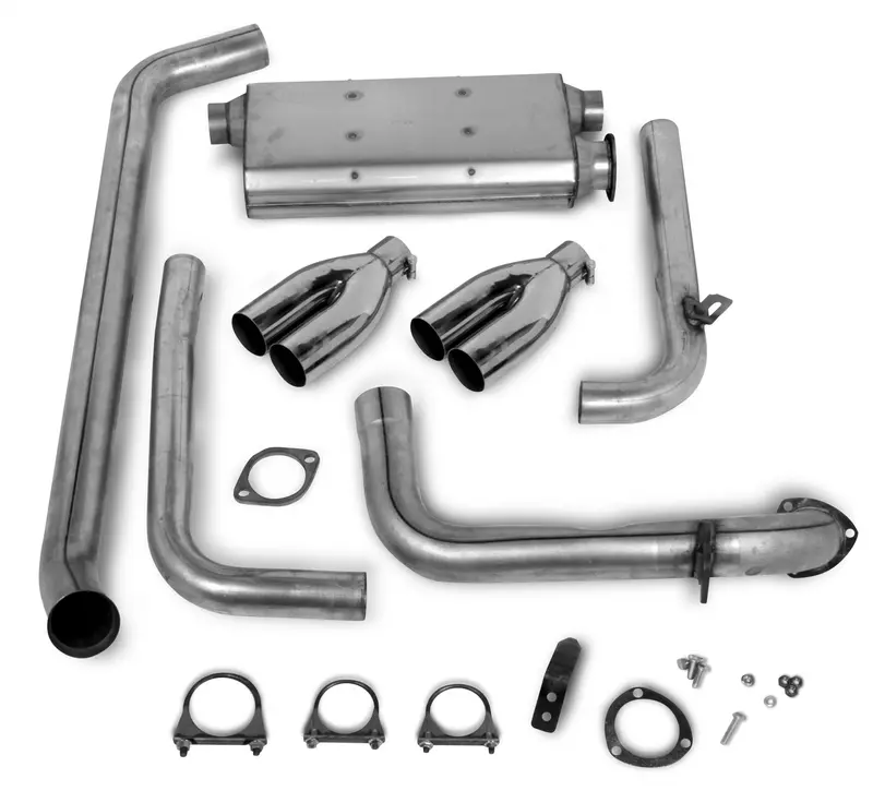 Hooker 16823Hkr Super Competition Cat-Back Exhaust – Full Stainless System With Aggressive Tone 1
