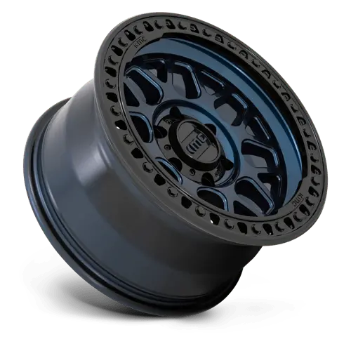 Kmc Km549 20X9 Inch Alloy Rim – 5X5.0 Bolt Circle, Midnight Blue With Gloss Black Lip, Zero Offset 1