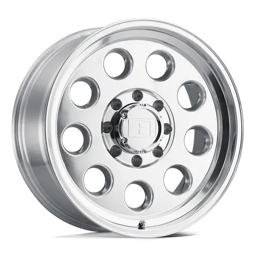 Level 8 Lehlr Series 16X8.5 Alloy Wheel — 5X5 Bolt Pattern, -25Mm Offset, Polished Finish 1