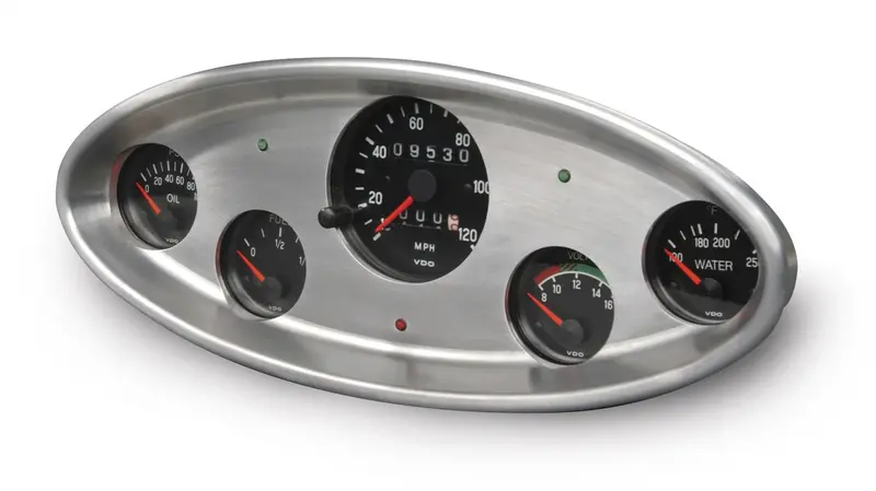 Lokar Bdi-9103 Dash-Mount Instrument Cluster Insert Kit 1