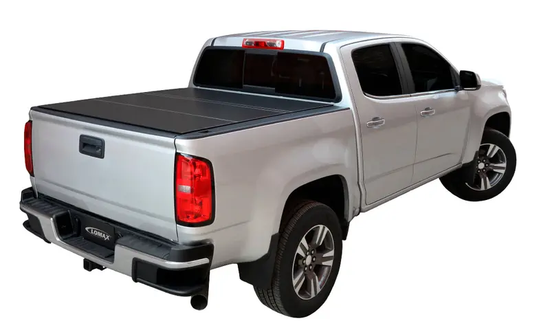 Lomax Folding Hard Tonneau Cover – Black Rigid Cover For 2017+ Honda Ridgeline (5-Foot Box) 1