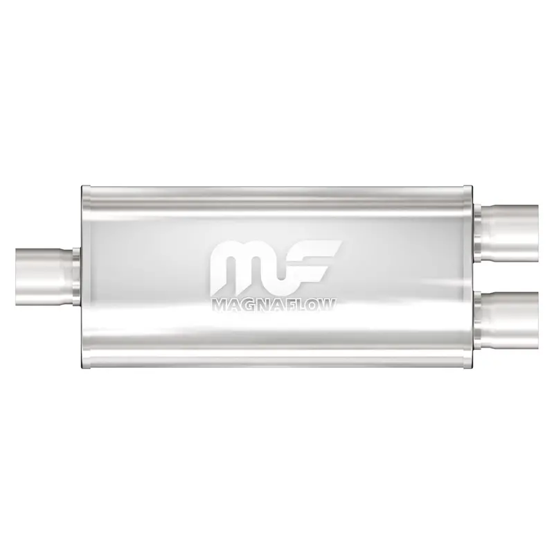 Magnaflow Universal 2.5-Inch Performance Muffler – Dual Inlet/Outlet 1