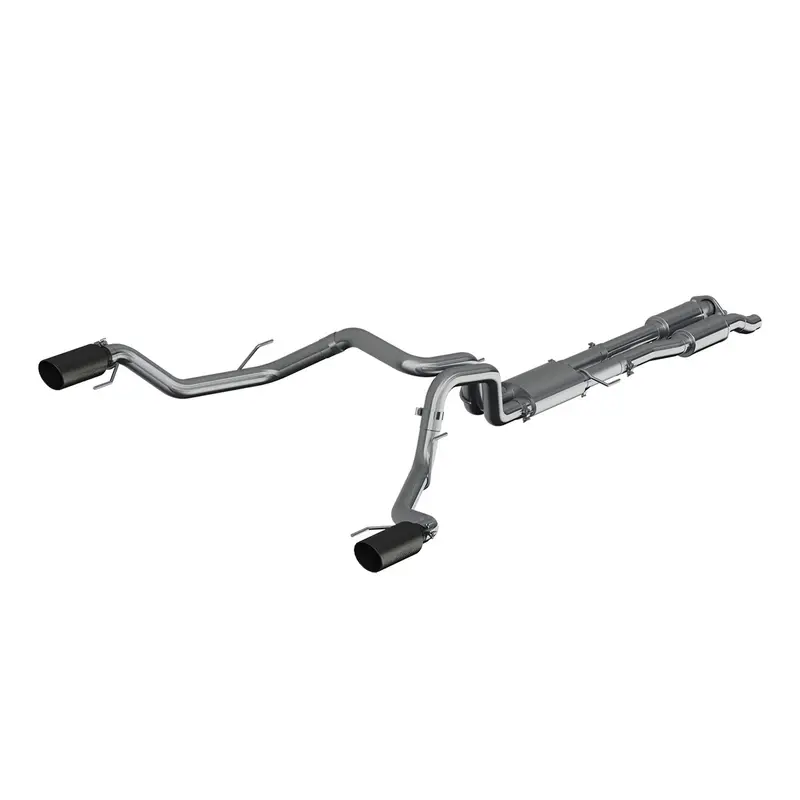 Mbrp S5265409 T409 Stainless Steel Exhaust System – Dual Exhaust With Black Tips 1