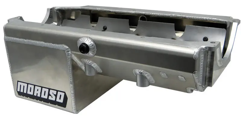 Moroso 8-Quart Aluminum Oil Pan For Small Block Chevy Drag Race Applications 1