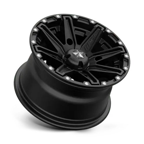 Msa Offroad Ma33 Beadlock-Style Wheels – 12X7 Inches, 4X110, Satin Black With 10Mm Offset 1