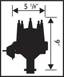 Msd 8529 Ready-To-Run Distributor — Iron Gear-Compatible Ignition System 1