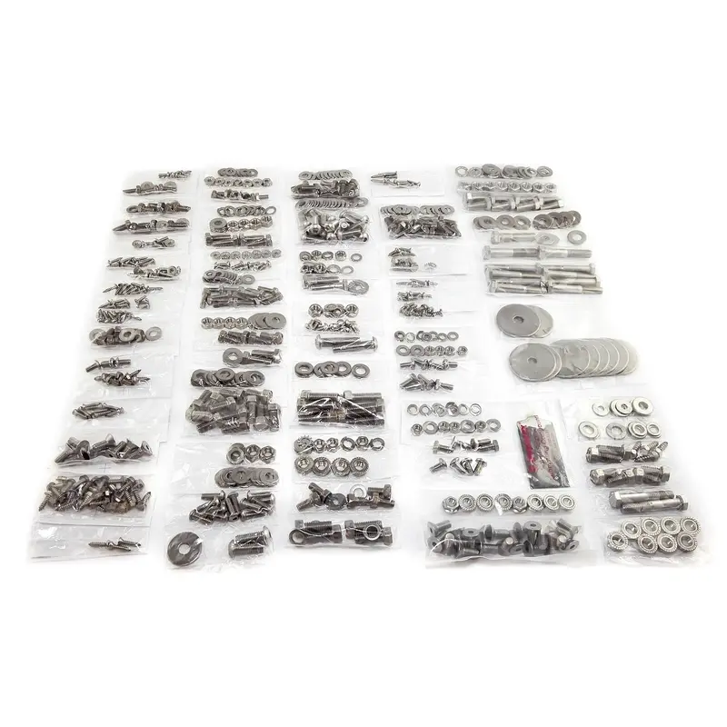 Omix-Ada Stainless Steel Body Fastener Kit – 405-Piece Restoration Set 1
