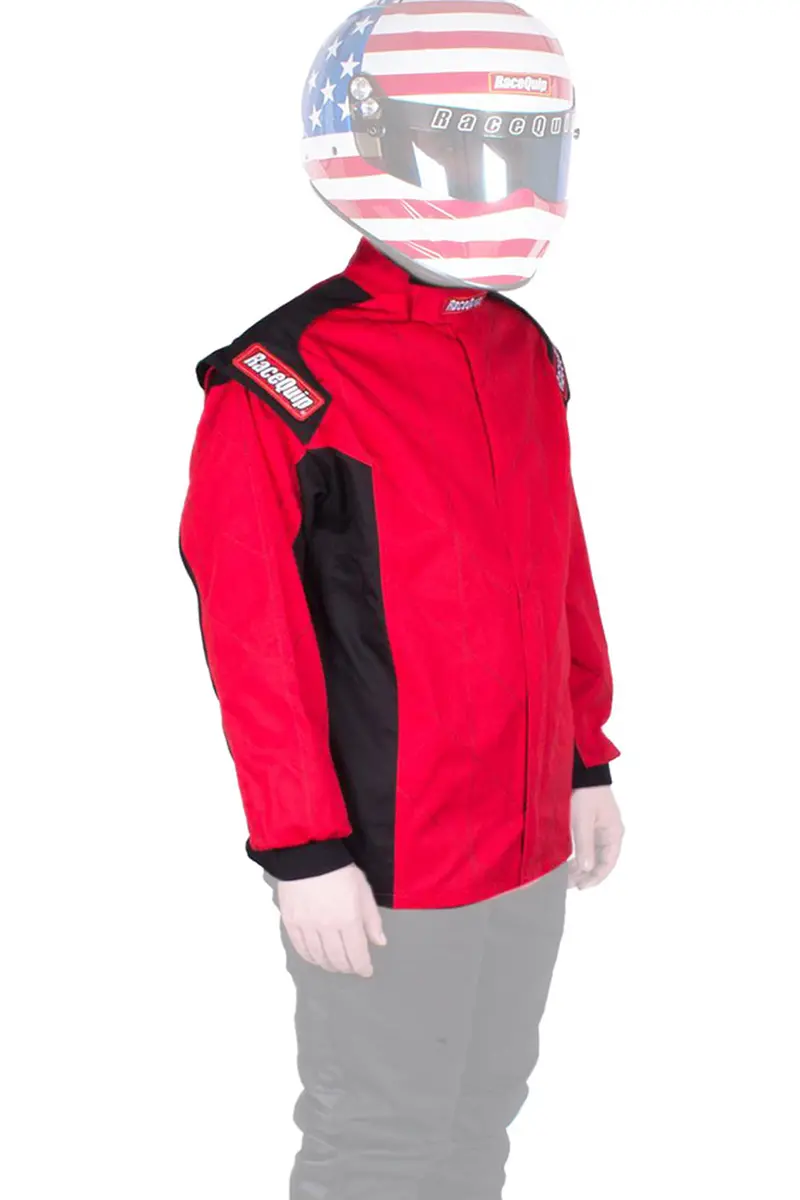 Racequip Chevron Racing Jacket – Sfi-1 Rated, Red/Black, X-Large 1