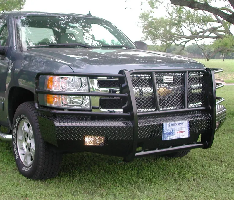 Ranch Hand Fsc08Hbl1 Summit Front Bumper — Compatible With Factory Tow Hooks And Fog Lights 1
