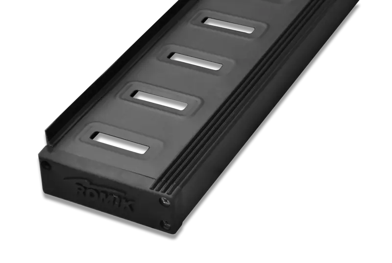 Romik Rof-T Series Black Cab Step — Compatible With 2007–2020 Toyota Tundra Double Cab 1