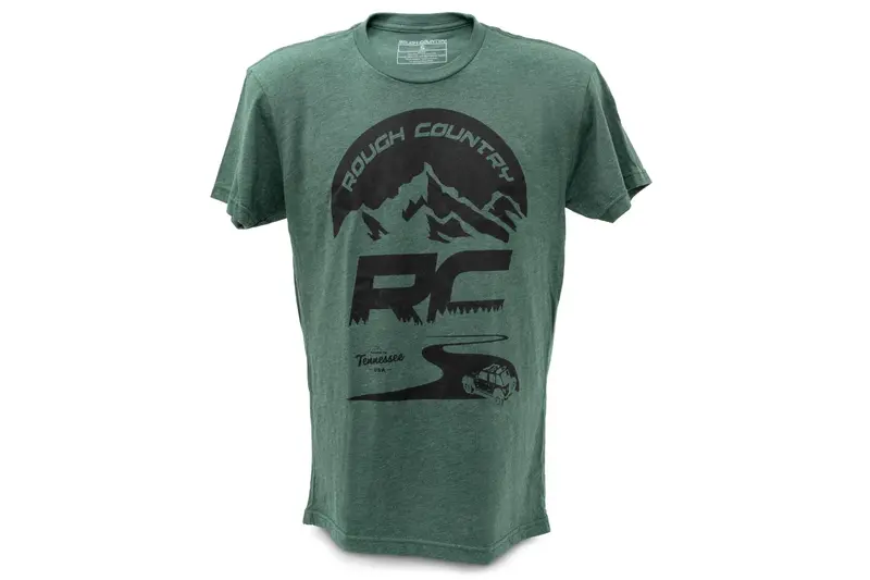 Rough Country Rc Mountains Forest Green T-Shirt – 2Xl 1