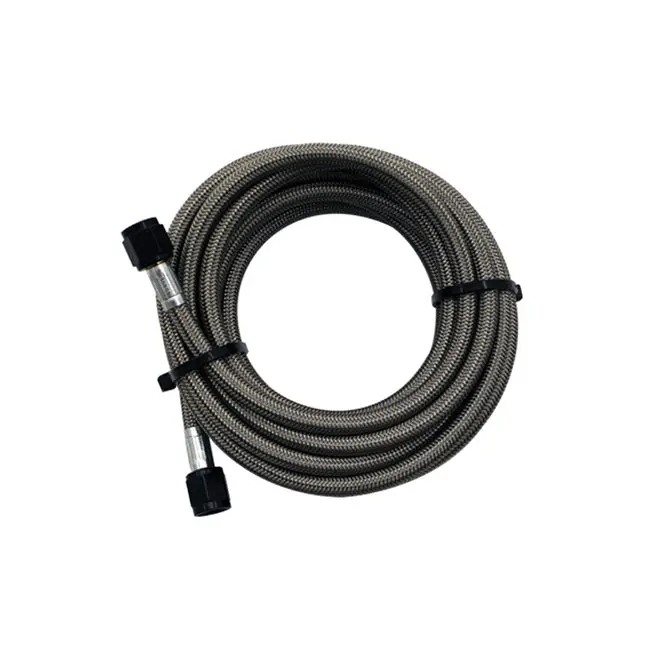Snow Performance Sno-800-Brd 5-Foot Stainless Braided Water/Methanol Line – 4An Black 1